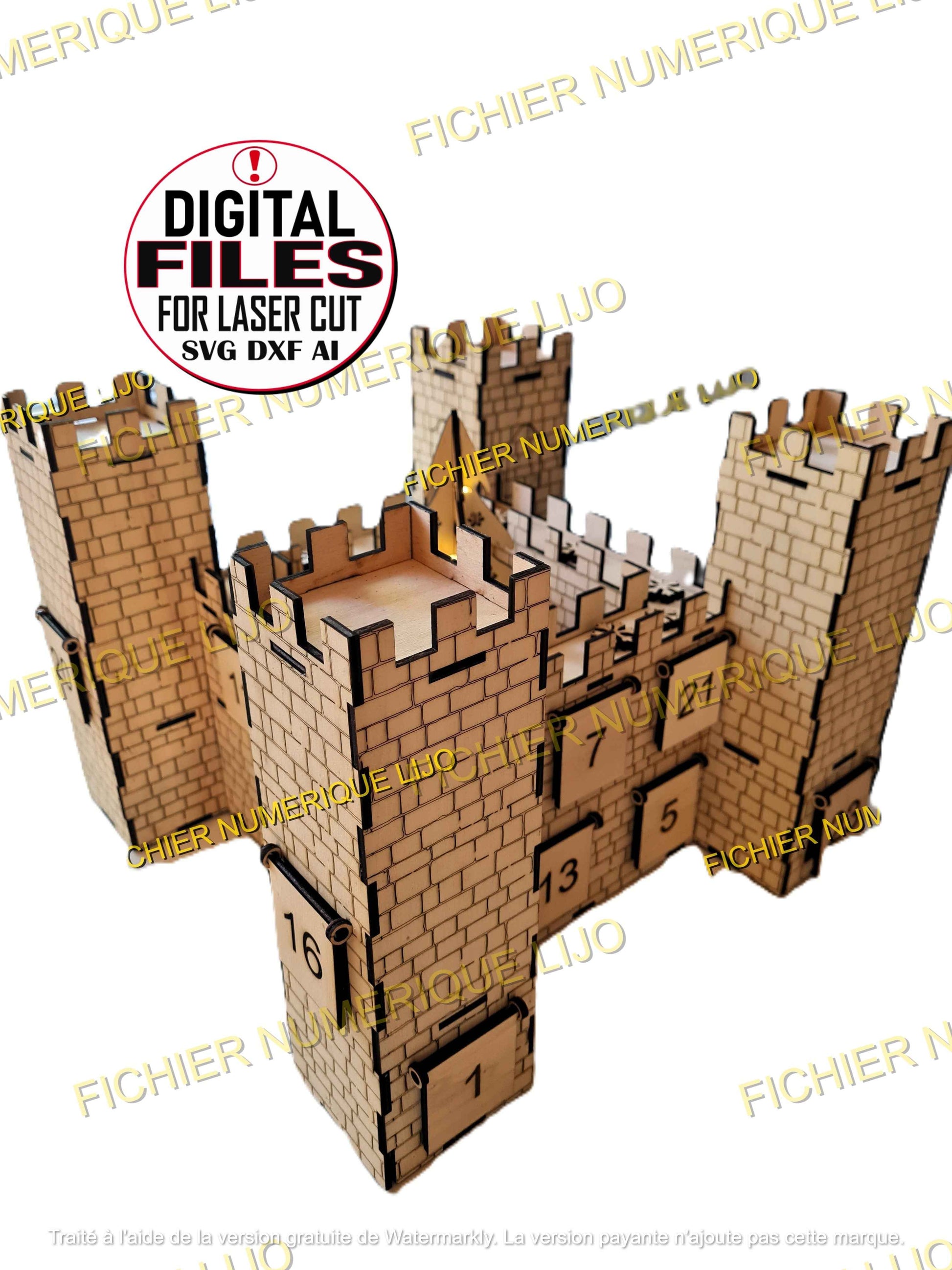 Calendrier Avent Chateau