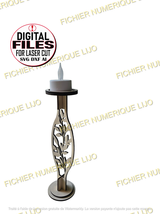 Fichier Bougeoir Feuille