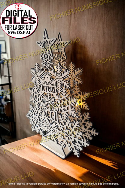 Fichier Sapin Flocon