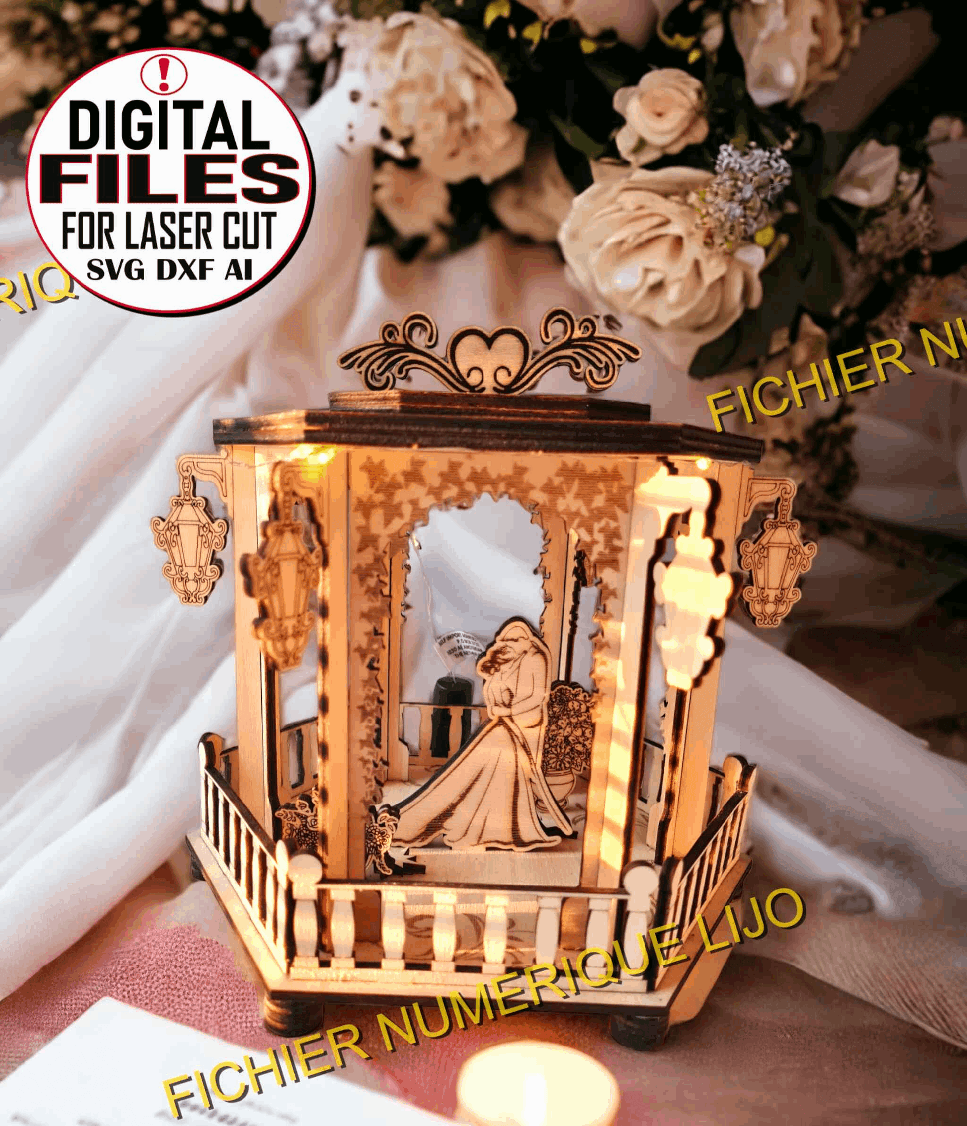 Kiosque Mariage : Fichier Kiosque Mariage pour un événement inoubliable - LIJO CREA