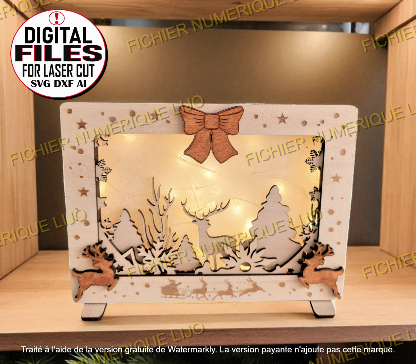 Fichier Cadre LIghtbox Noel
