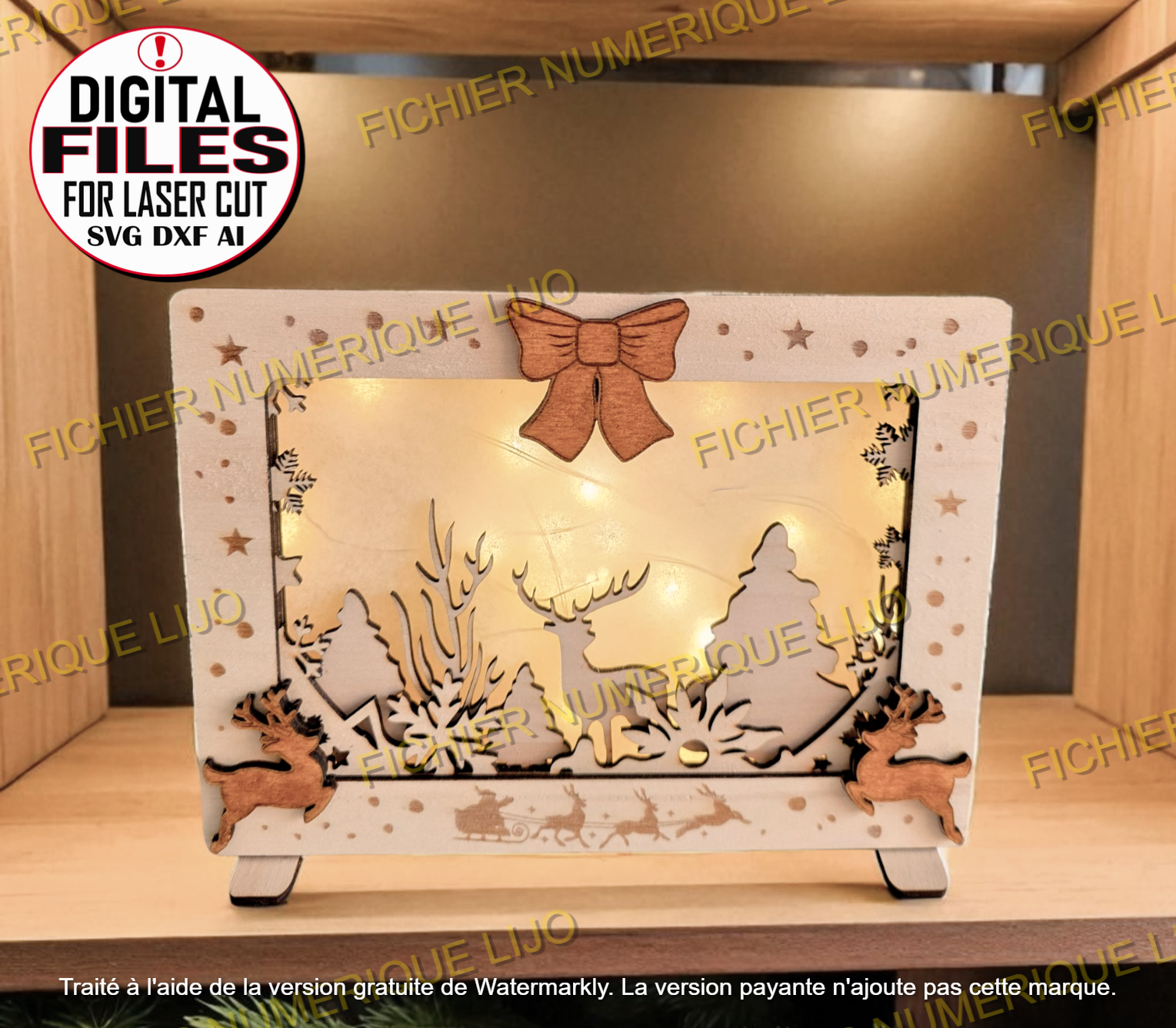 Fichier Cadre LIghtbox Noel