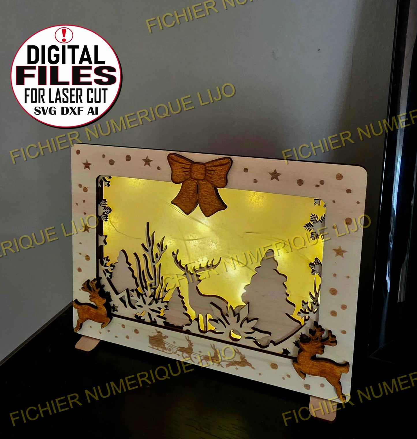 Fichier Cadre LIghtbox Noel