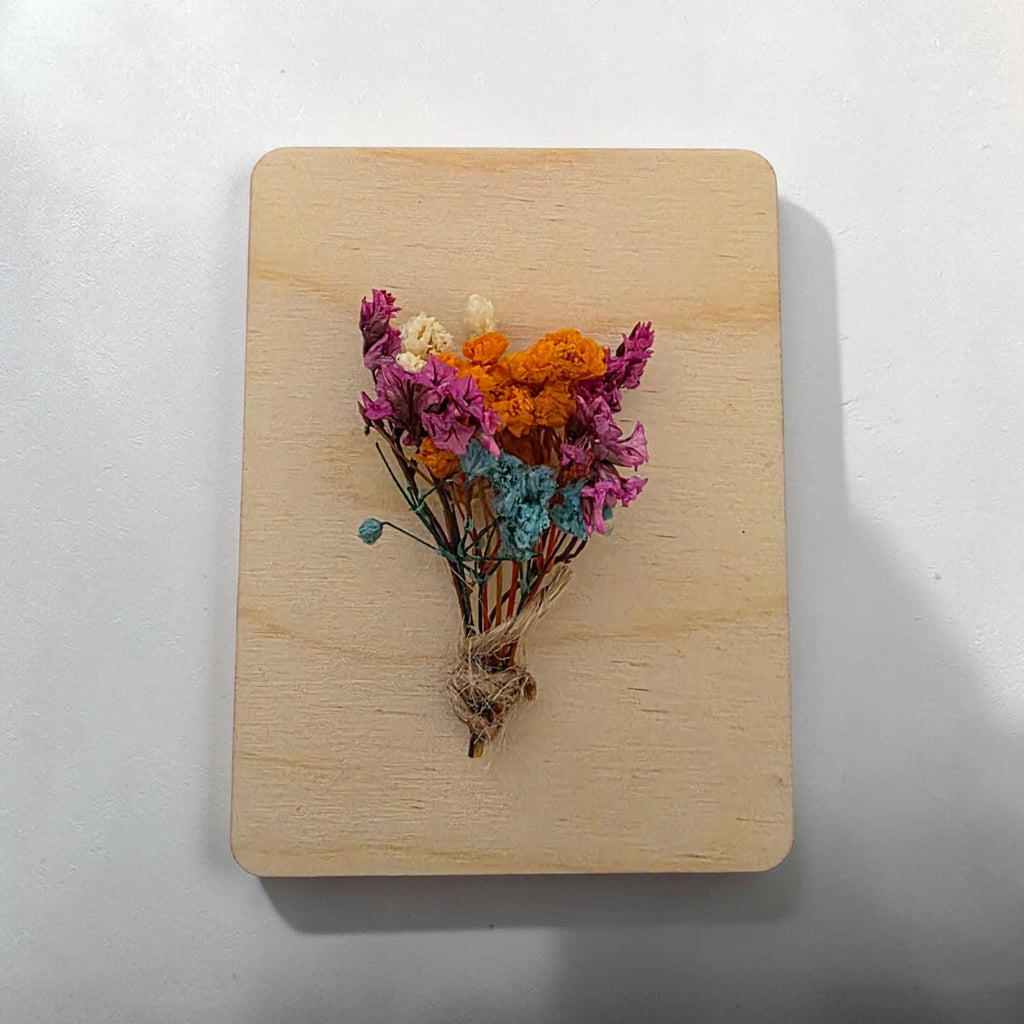 Décoration Fête des Mères fête des mamies en bois personnalisée – Bouquet de fleurs à accrocher idée cadeau original