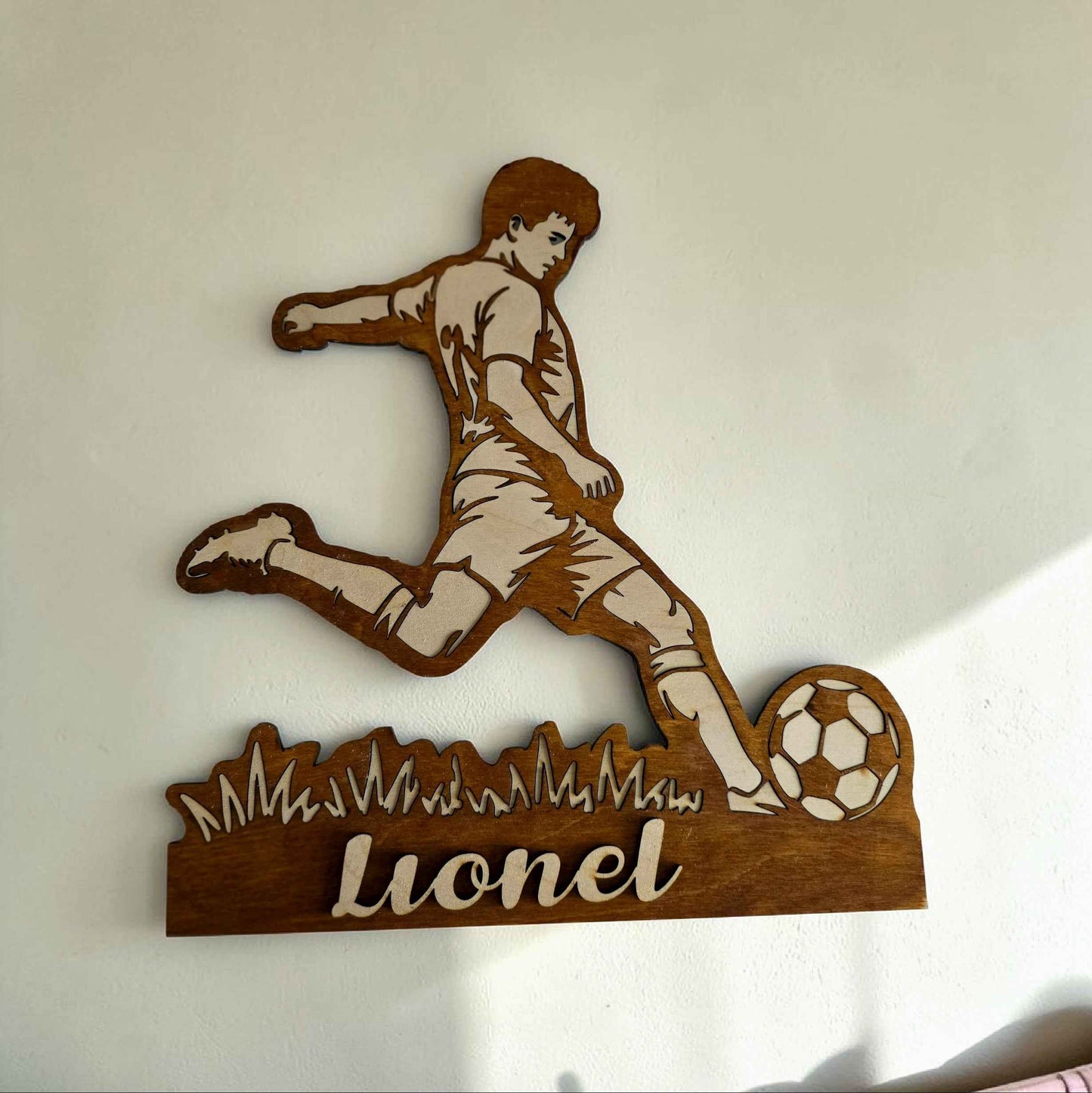 Décoration murale Footballeur