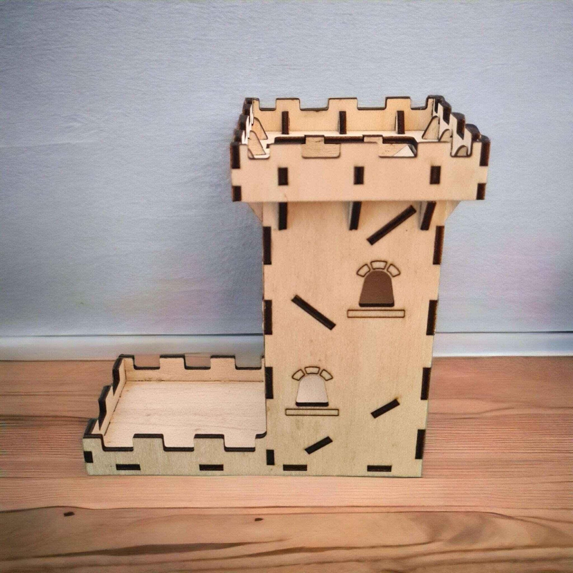 Tour à dés en bois - Elégance et praticité à vos jeux de société - LIJO CREA