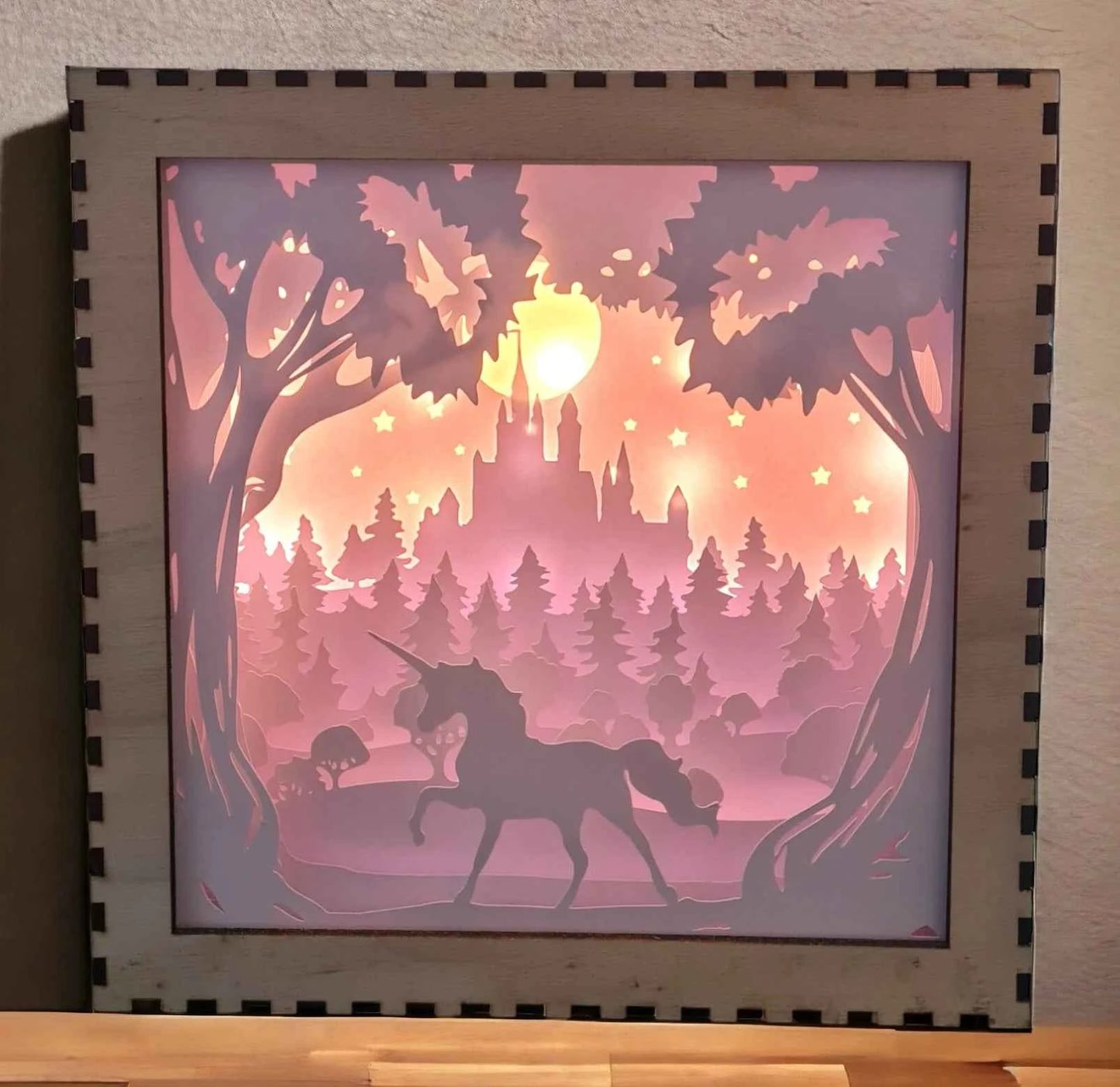 Licorne - Fichier Lightbox Licorne pour un Éclairage Magique - LIJO CREA