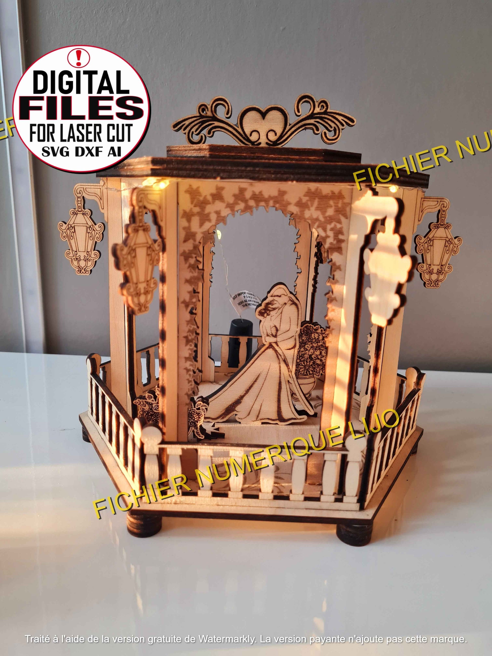 Kiosque Mariage : Fichier Kiosque Mariage pour un événement inoubliable - LIJO CREA