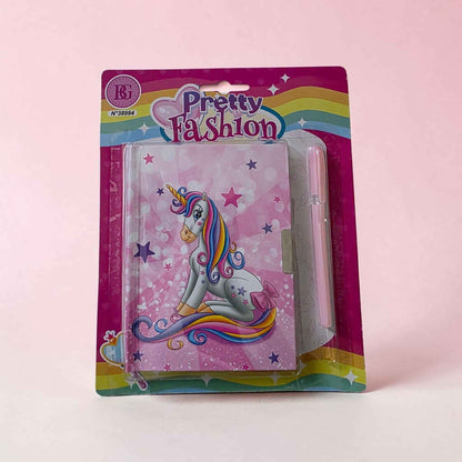 boite cadeau licorne avec carnet intime journal intime balle stylo personnalisé licorne