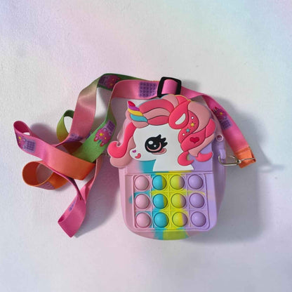 boite cadeau coffret licorne stylo personnalisé sac pop it stylo porte clés licorne