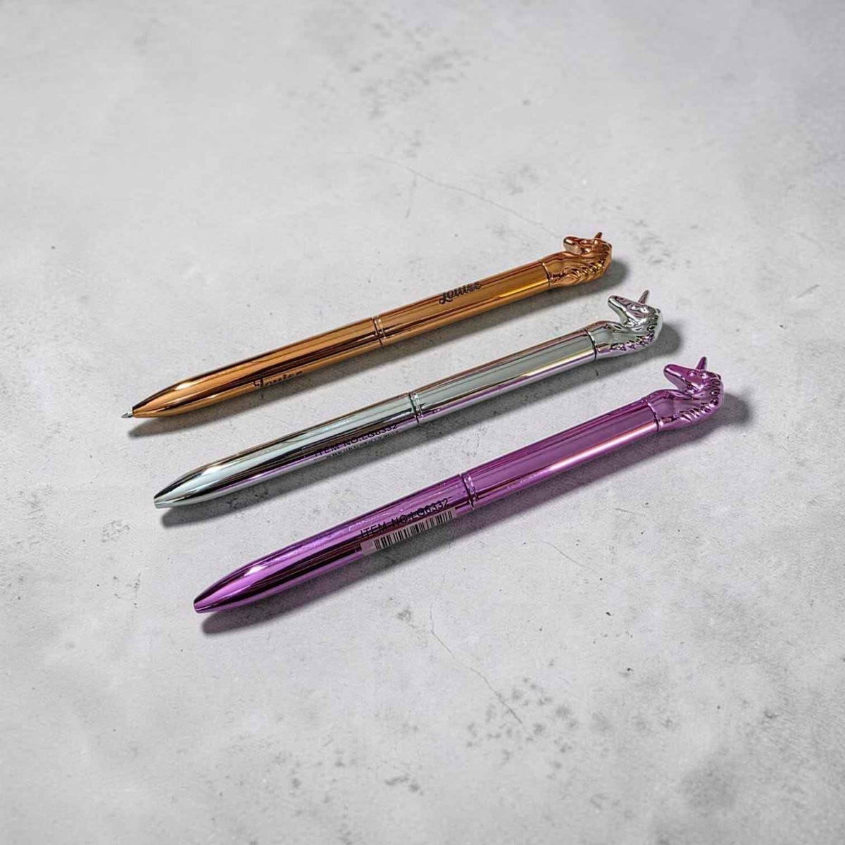 boite cadeau coffret licorne stylo personnalisé sac pop it stylo porte clés licorne