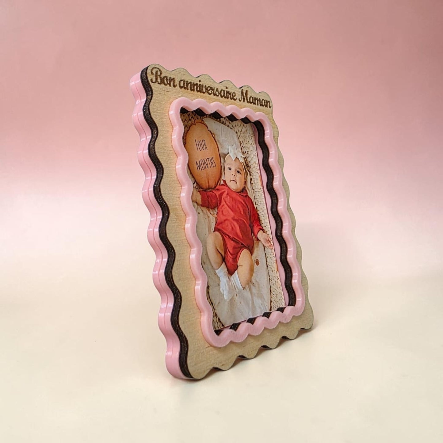 magnet cadre photo personnalisé gravé idée cadeau unique originale anniversaire fête noël