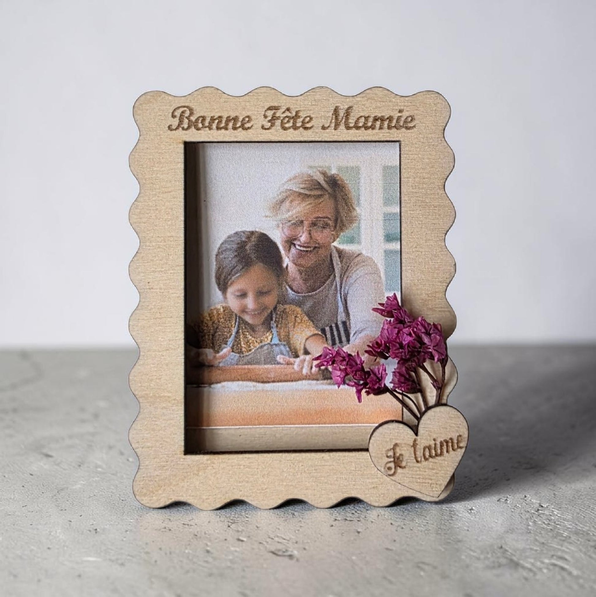 magnet cadre photo personnalisé fête des mères fête des pères mamie tata anniversaire cadeau original