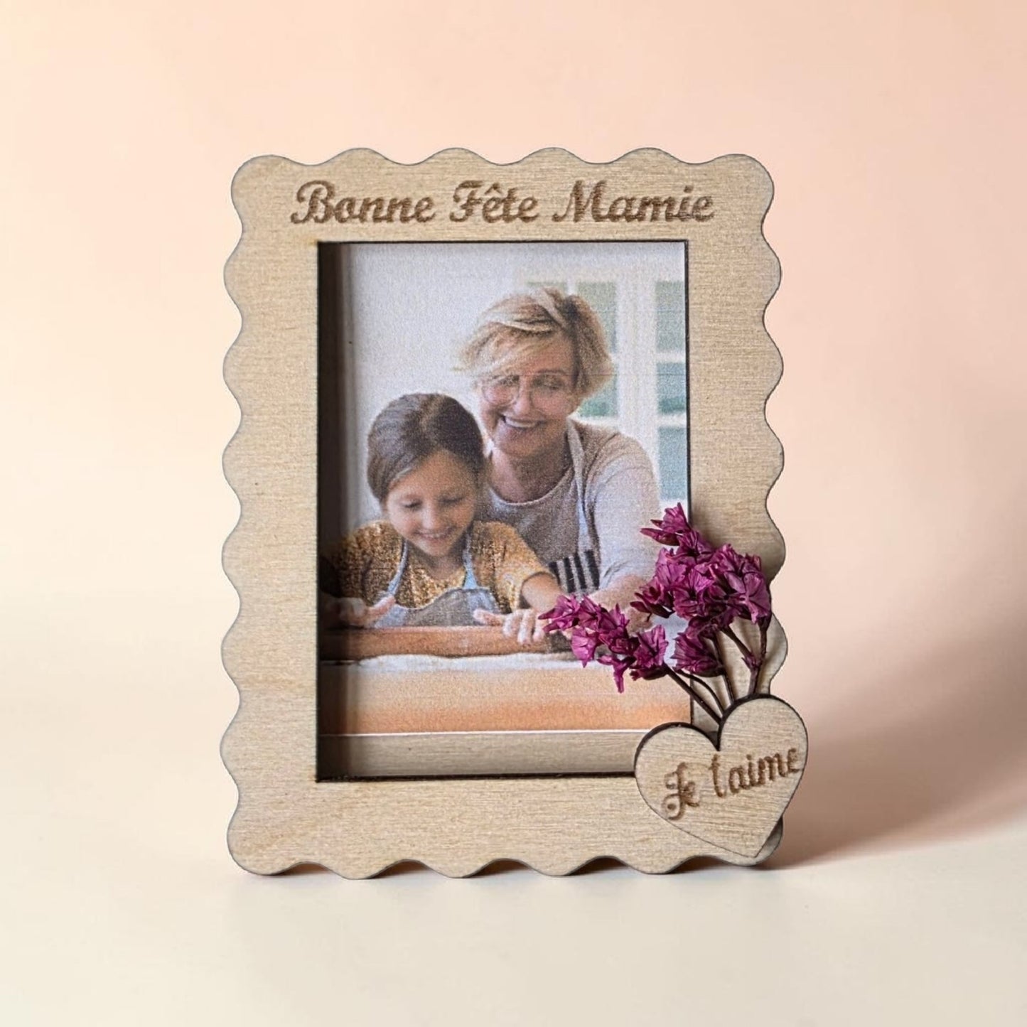 magnet cadre photo personnalisé fête des mères fête des pères mamie tata anniversaire cadeau original