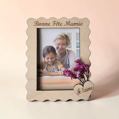 magnet cadre photo personnalisé fête des mères fête des pères mamie tata anniversaire cadeau original