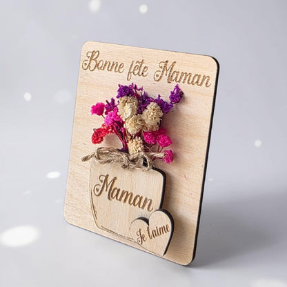 magnet fête des mères fleurs idée cadeau fête des mamies cadeau original bouquet fleurs