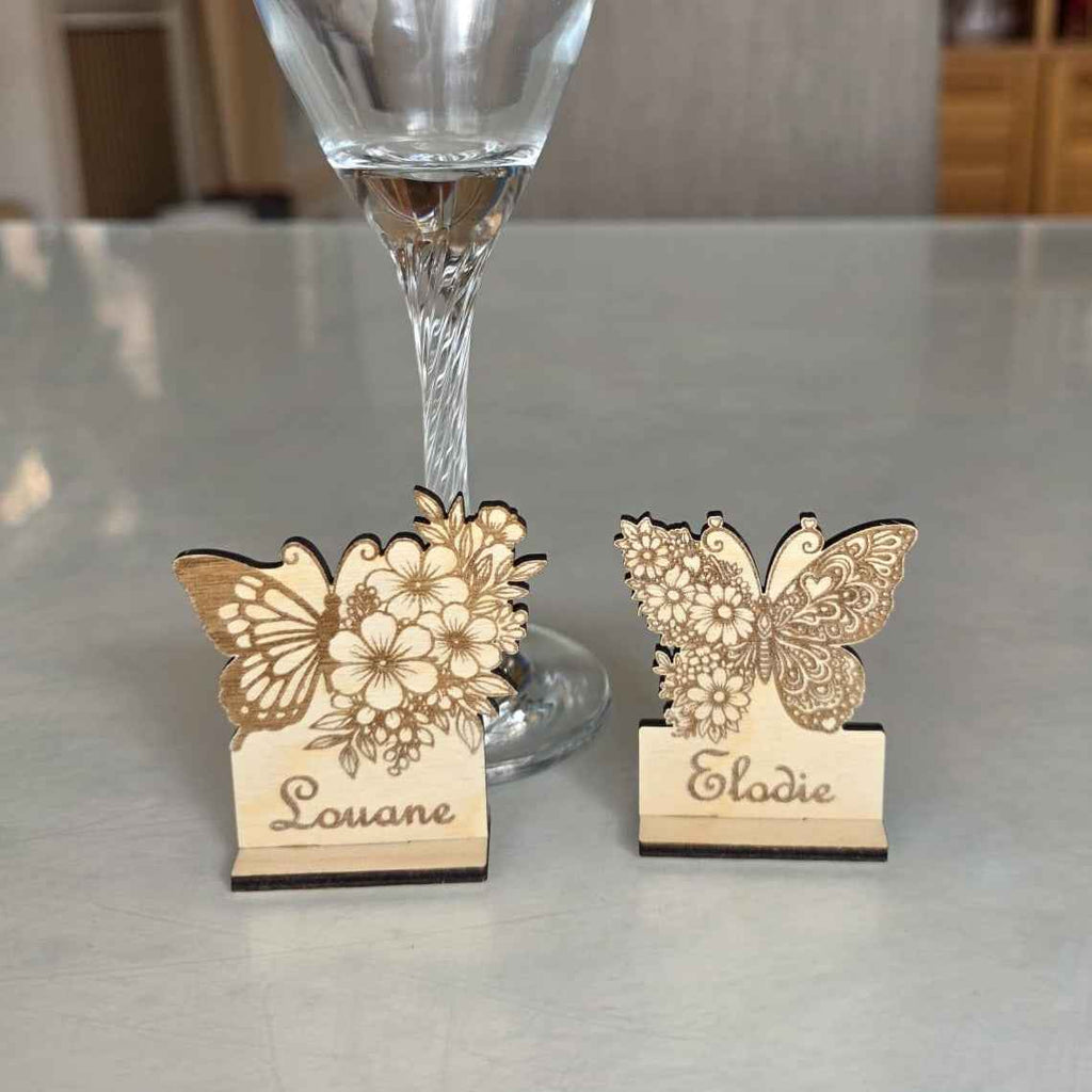 Marque place Papillon Fleurs