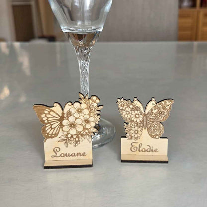 Marque place Papillon Fleurs