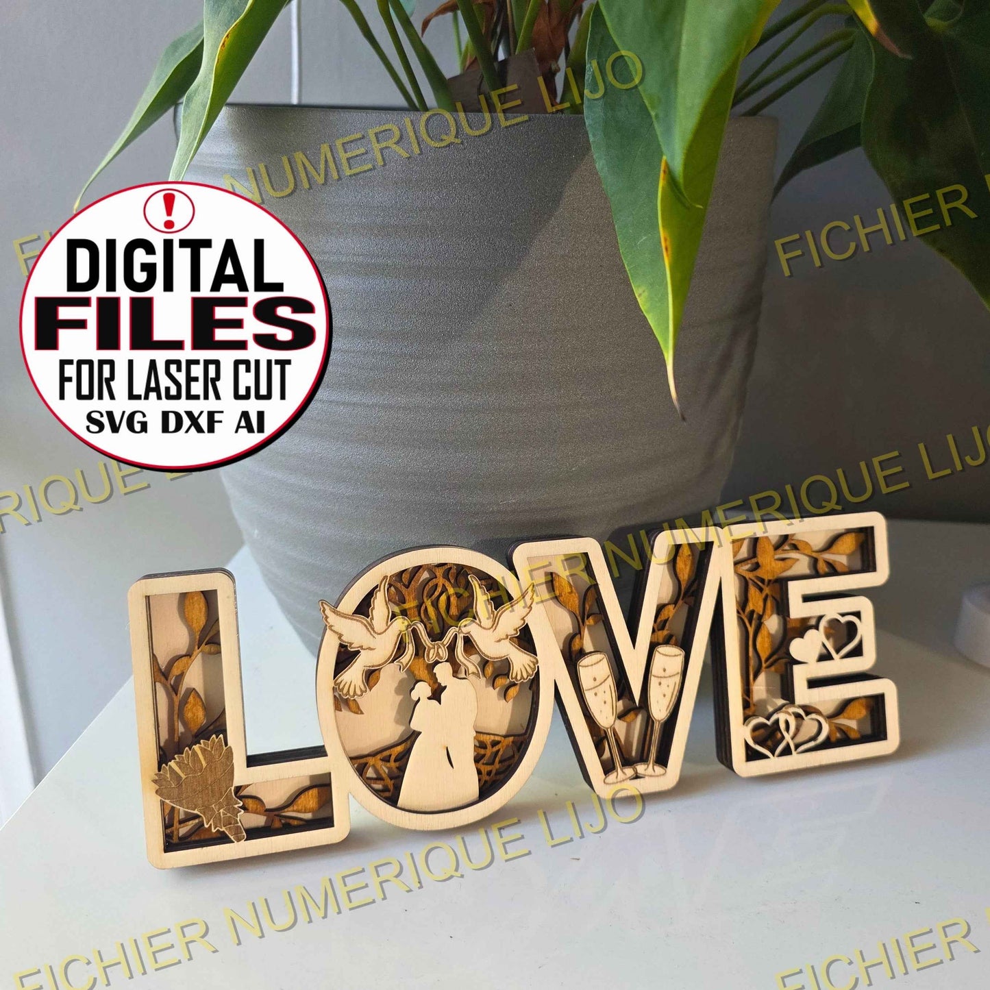 Fichier Love Couple Mariage