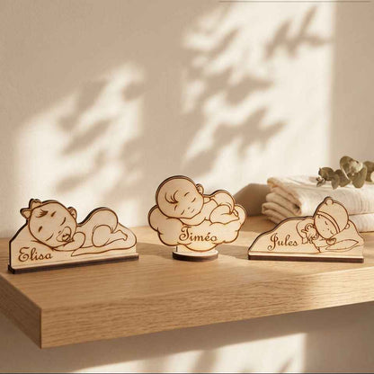 marque place bébé pour baptême communion naissance décoration table de fête