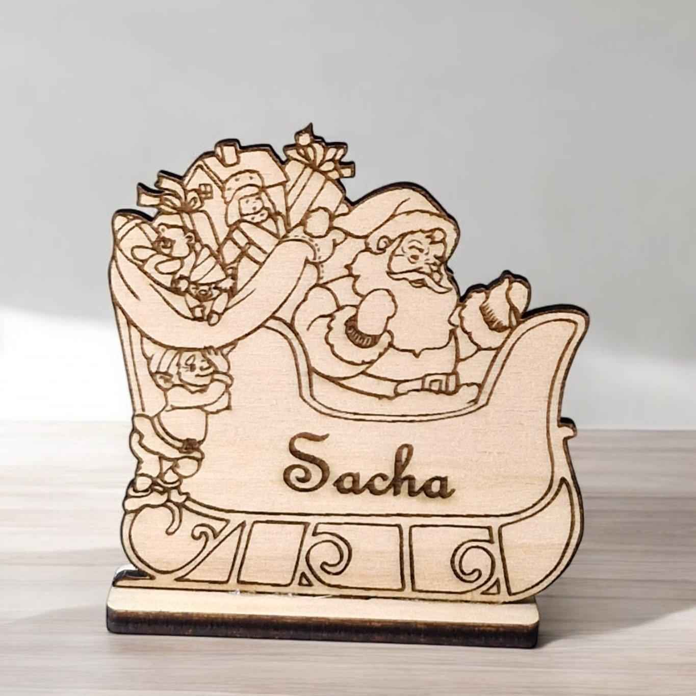 Marque-places Père Noël pour des fêtes enchantées - LIJO CREA