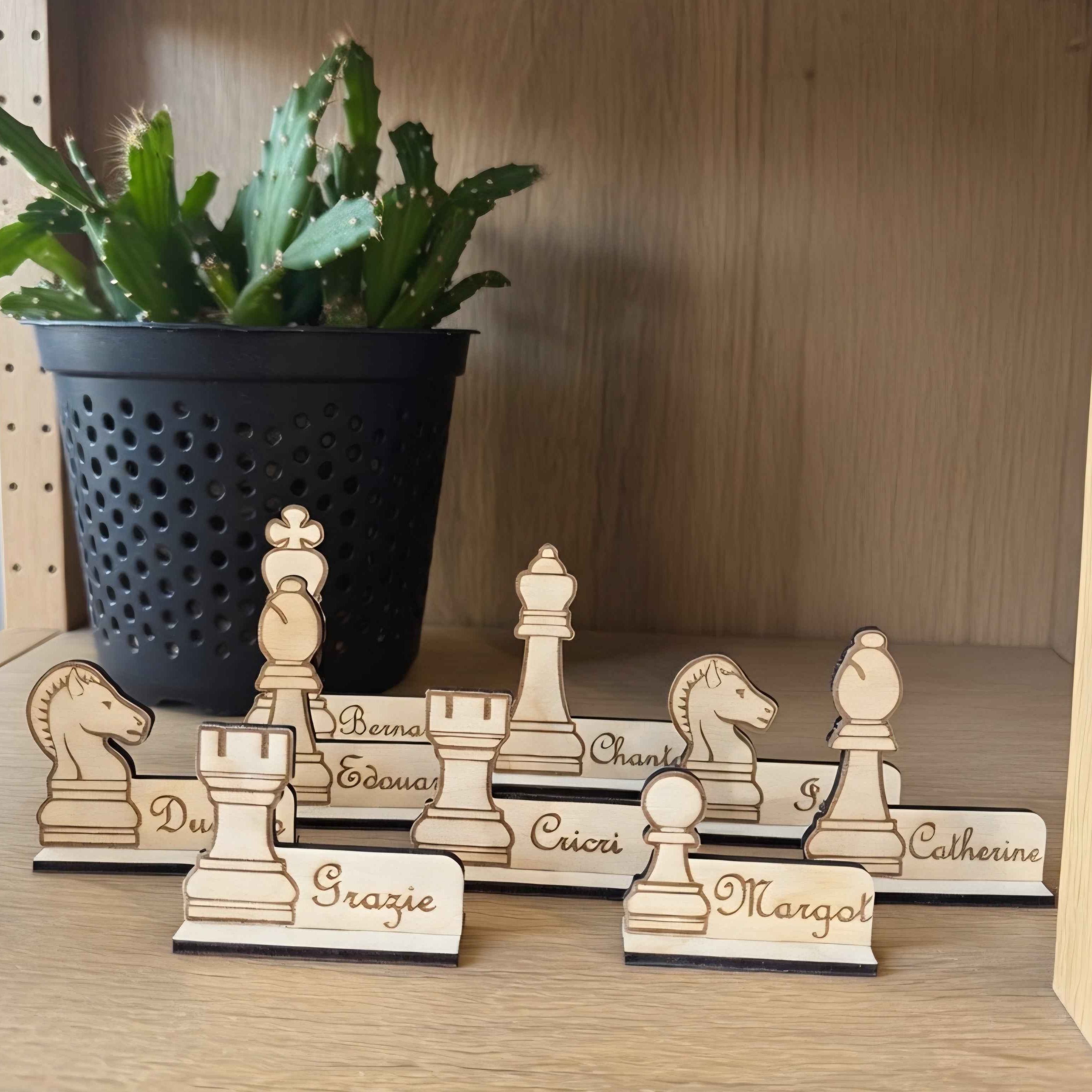 Marque place pièces d’échecs