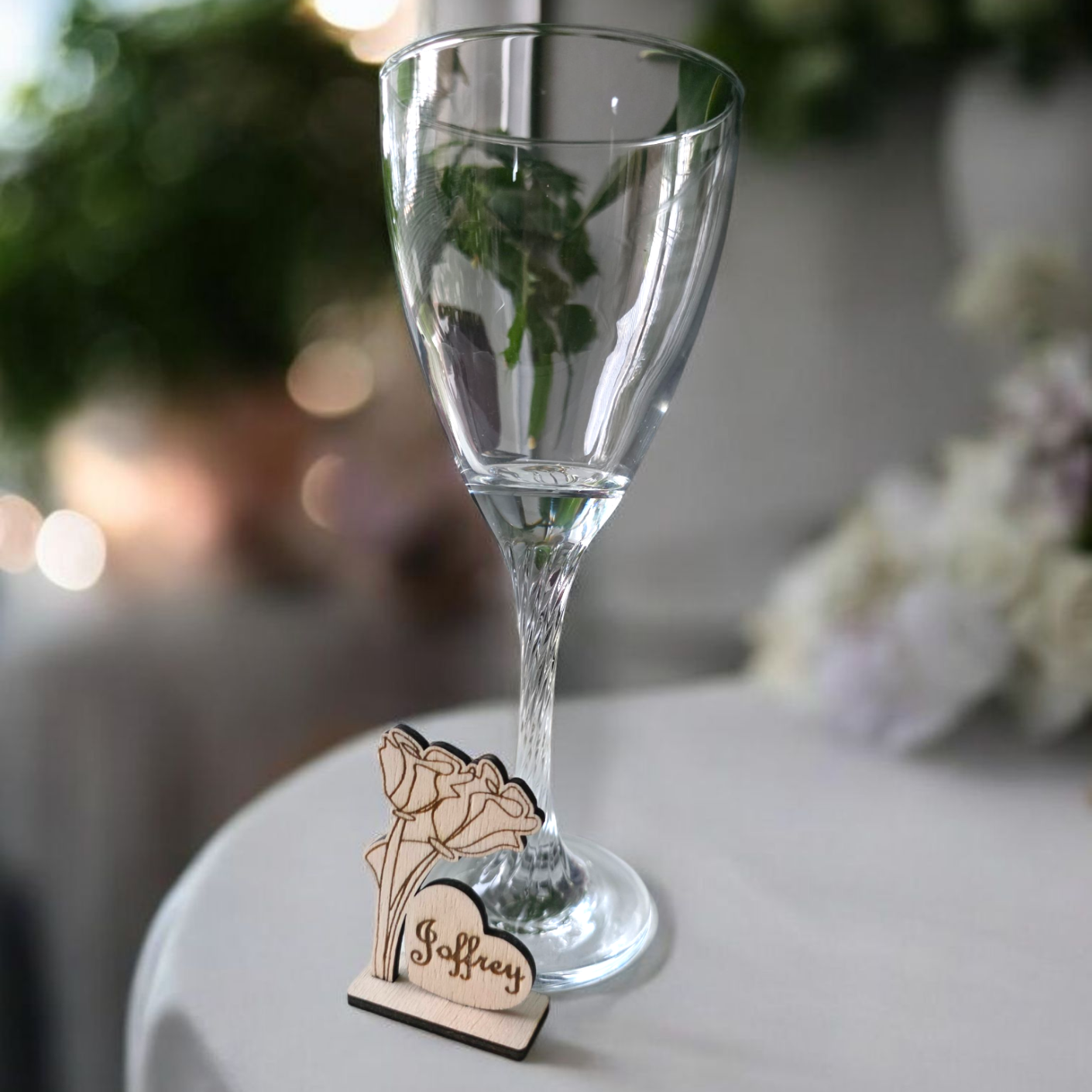 marque place fleurs bois fete