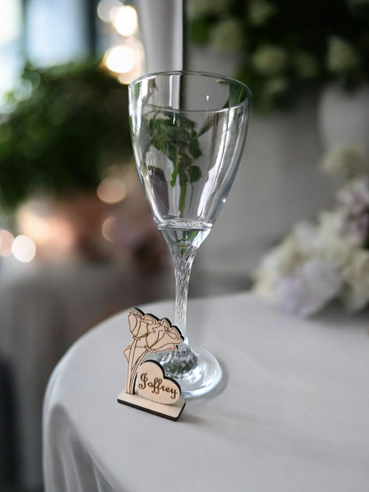 marque place fleurs bois fete