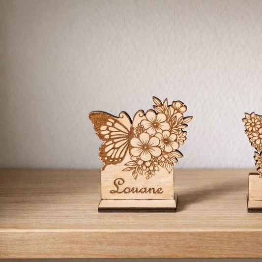 Marque place Papillon Fleurs