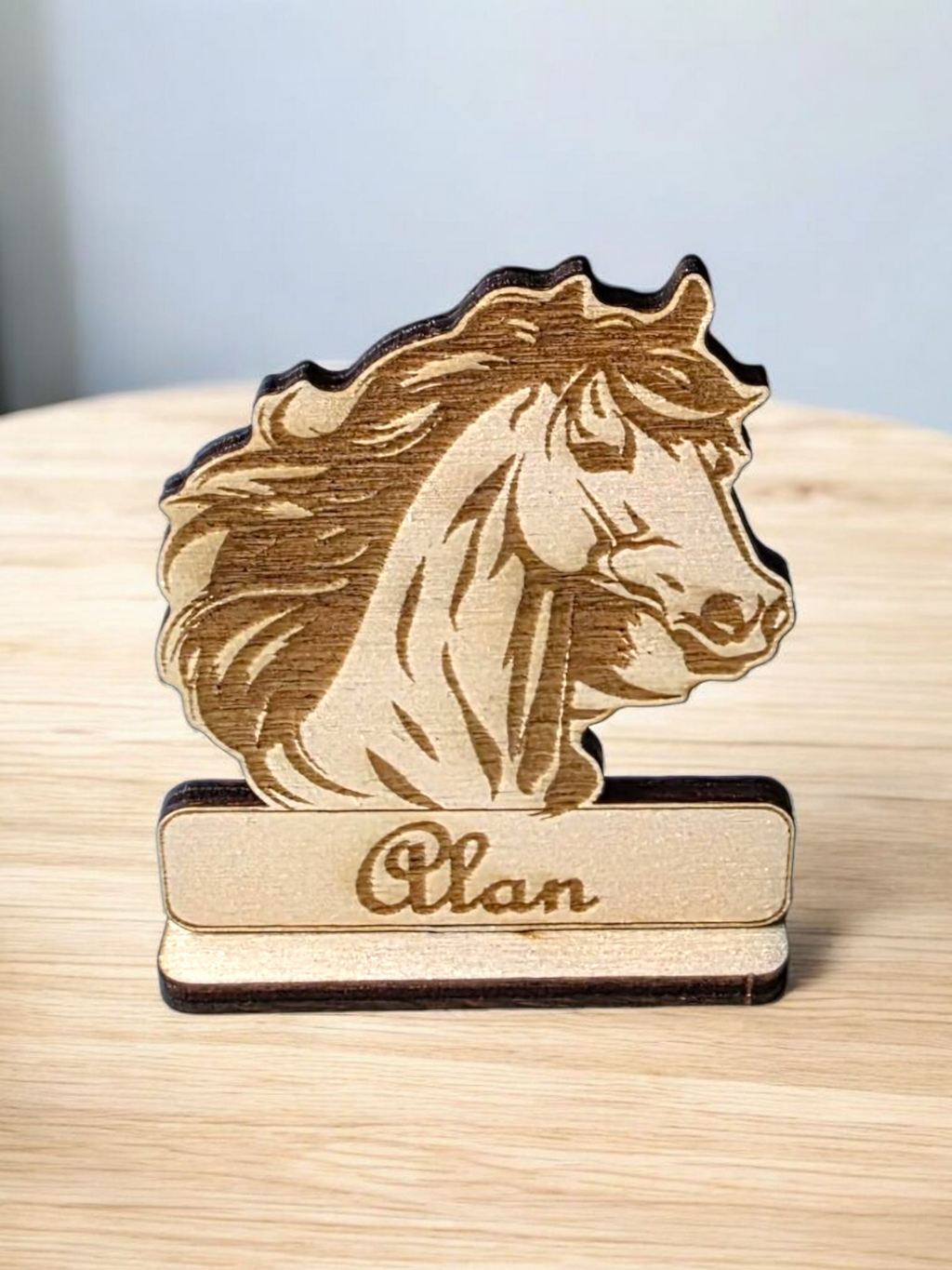Marque-place Cheval