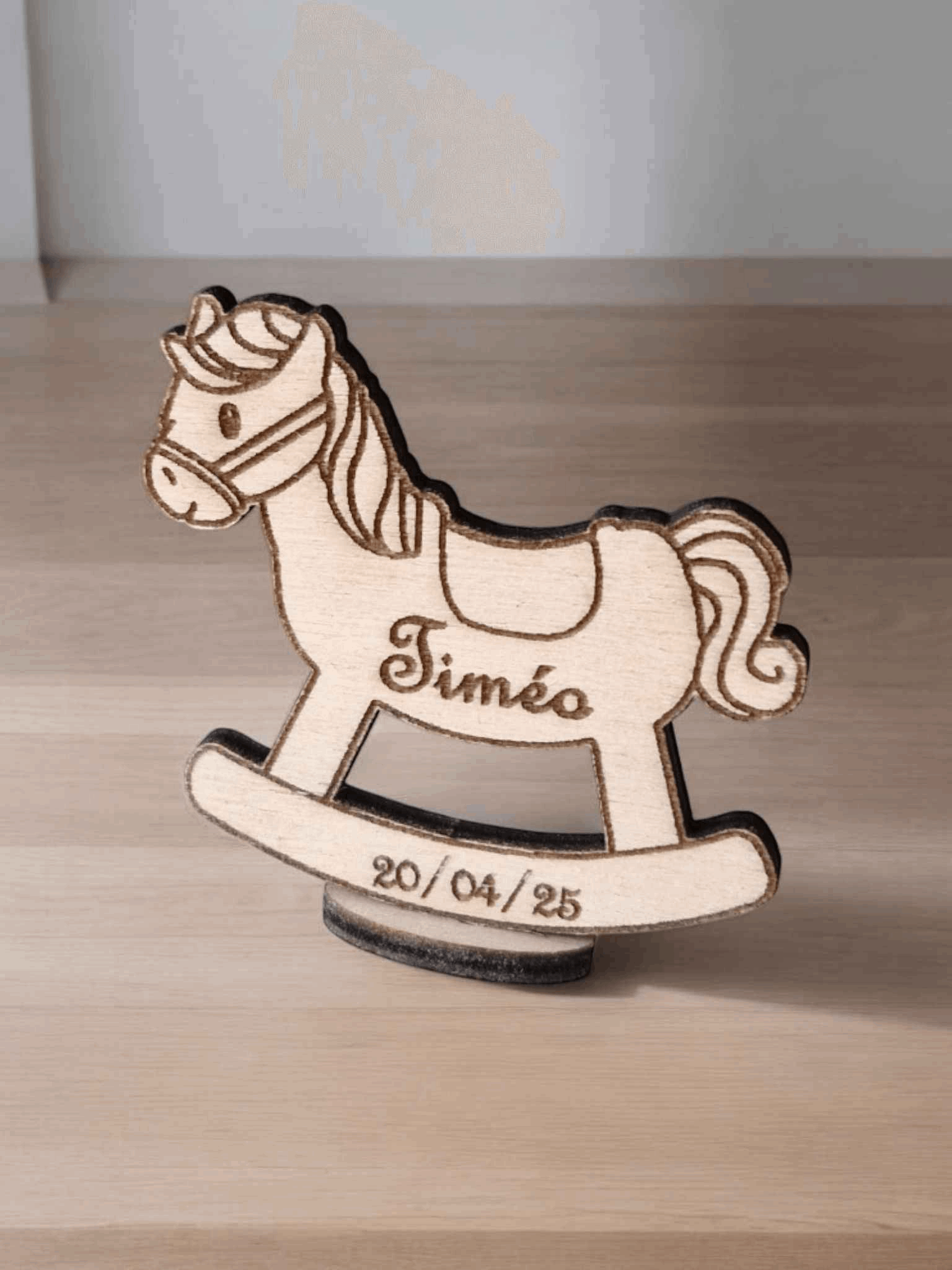 Marque-places Montgolfière Croix Cheval pour Événements - LIJO CREA