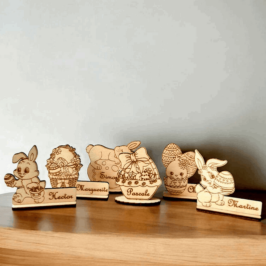 Marque-place Pâques Lapin pour une décoration festive - LIJO CREA