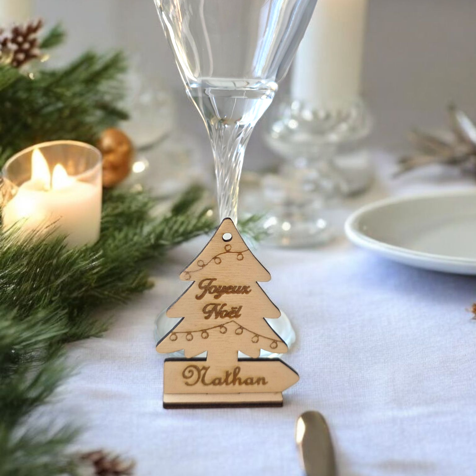 Marque-places Sapin