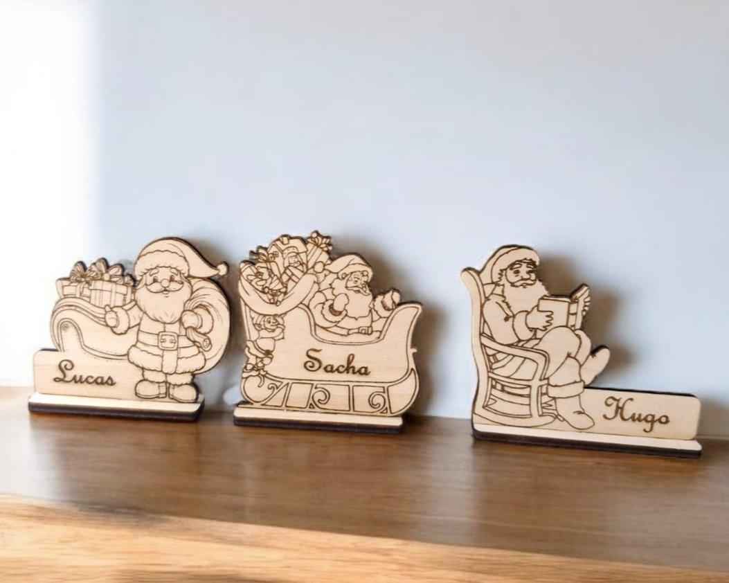 Marque-places Père Noël pour des fêtes enchantées - LIJO CREA