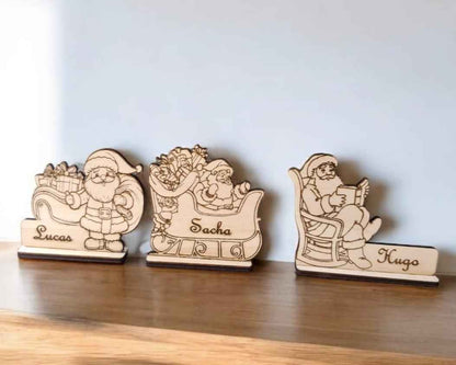 Marque-places Père Noël pour des fêtes enchantées - LIJO CREA