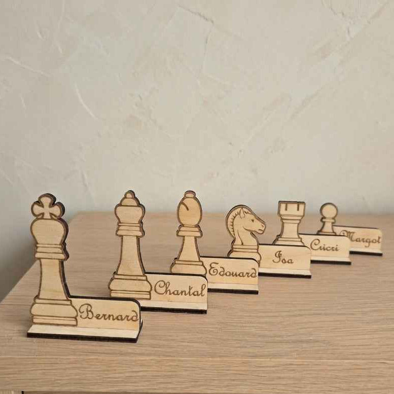 Marque place pièces d’échecs
