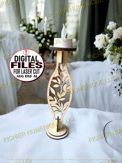 Fichier Bougeoir Feuille