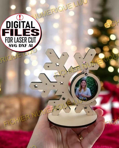 Fichier Laser Flocon de Neige