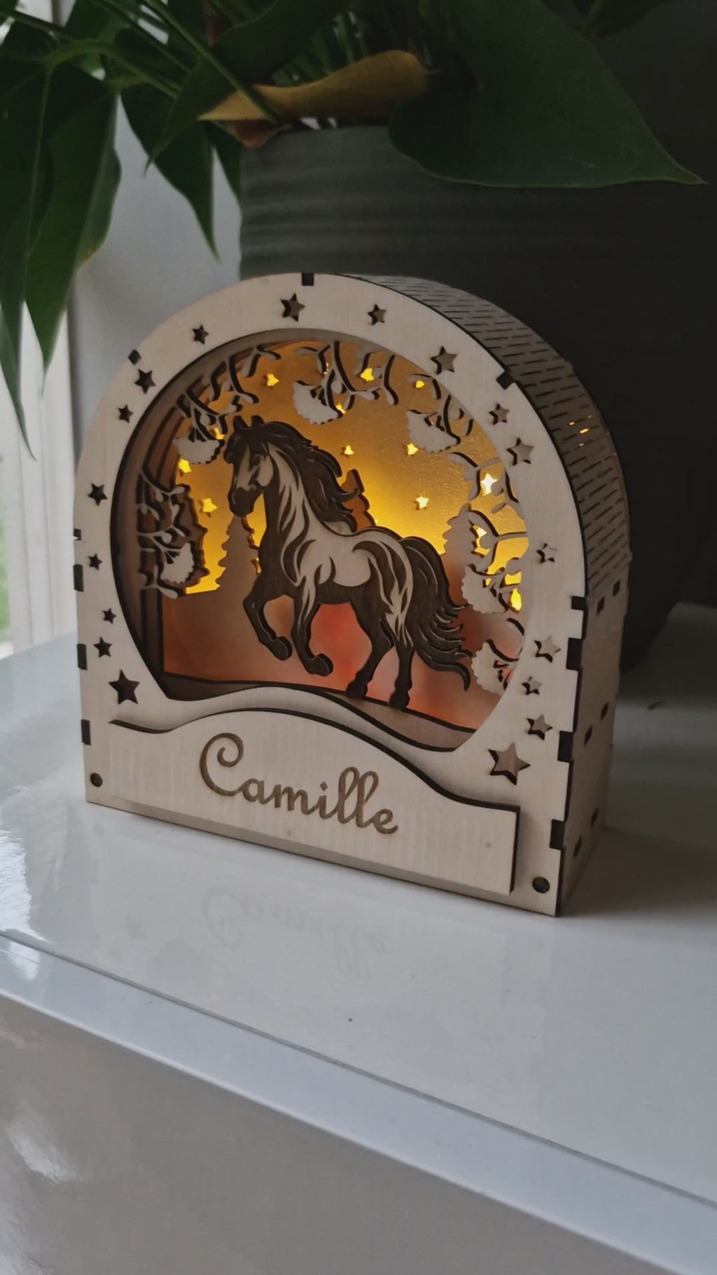 Wooden light box
