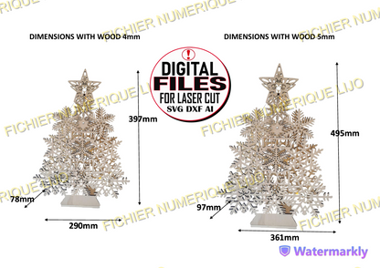 Fichier Sapin Flocon