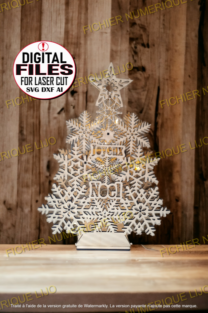 Fichier Sapin Flocon