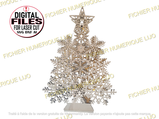 Fichier Sapin Flocon