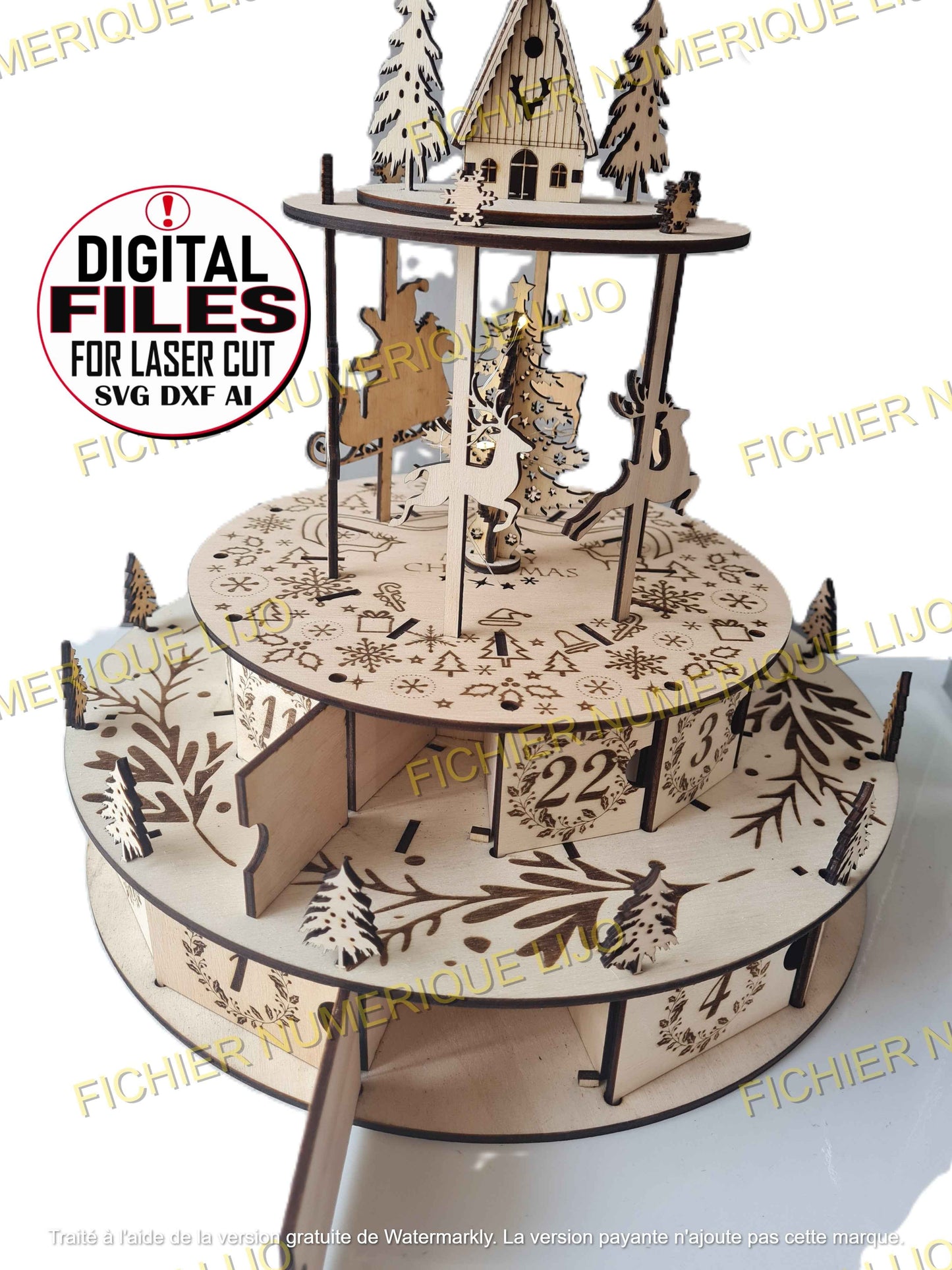 Fichier calendrier Avent Manege