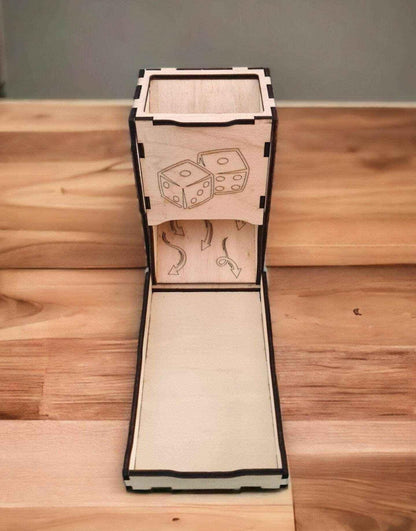 Tour à dés en bois - Elégance et praticité à vos jeux de société - LIJO CREA