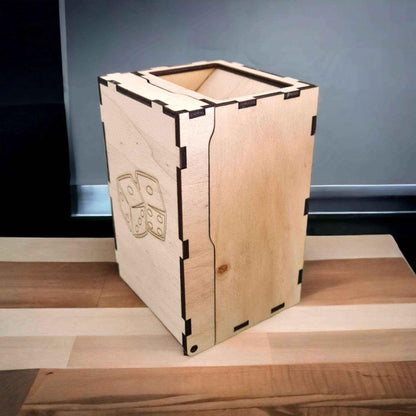 Tour à dés en bois - Elégance et praticité à vos jeux de société - LIJO CREA